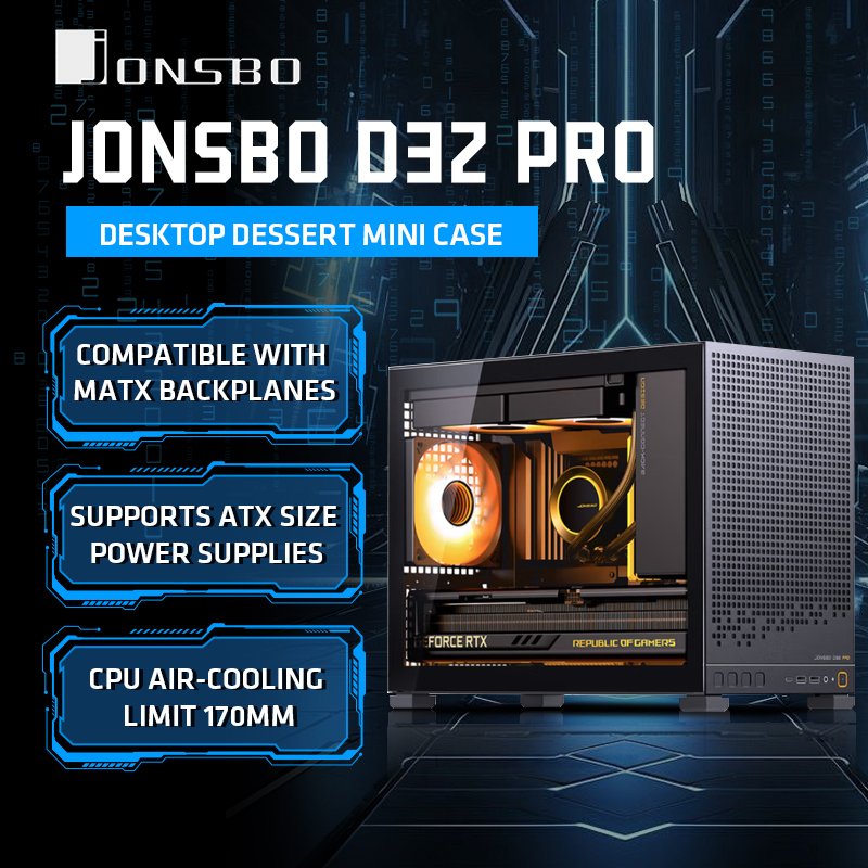 Pc Gaming Jonsbo - JONSBO D32 PRO Arka Fiş Anakart