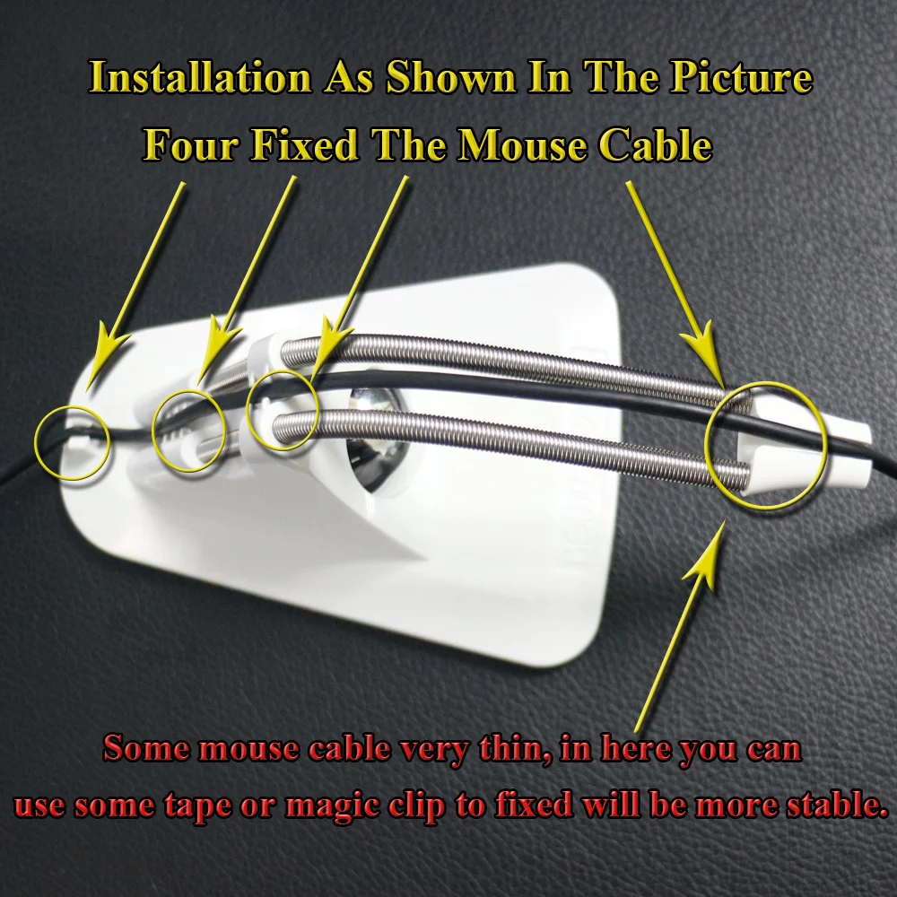 Mouse Bungee Holder - Yeni Mouse Kablosu Tutucu Kaymaz Yüksek