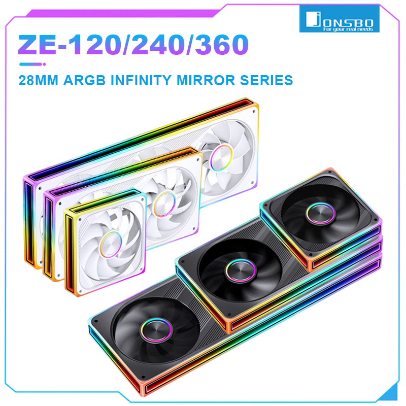 Pc Gaming Jonsbo - JONSBO ZE-120/240/360 PC Kasa Fanı ARGB