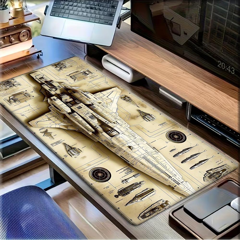 Pc Gaming Drawing - Büyük XXL Oyun Mouse Pad'i Masa
