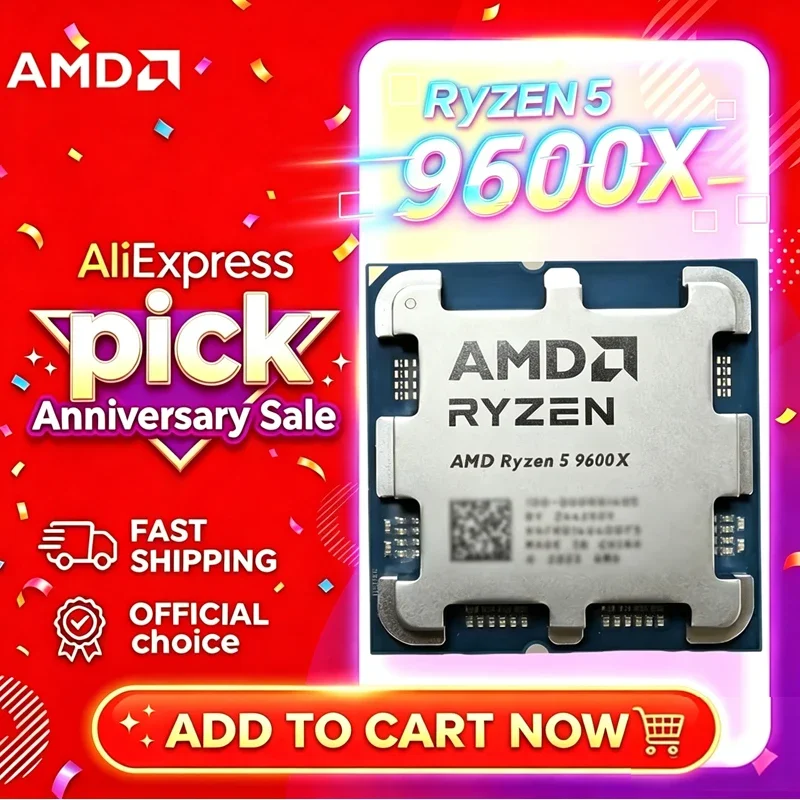 Amd Cpu Ryzen 5 - AMD Ryzen 5 9600X %100 AMD