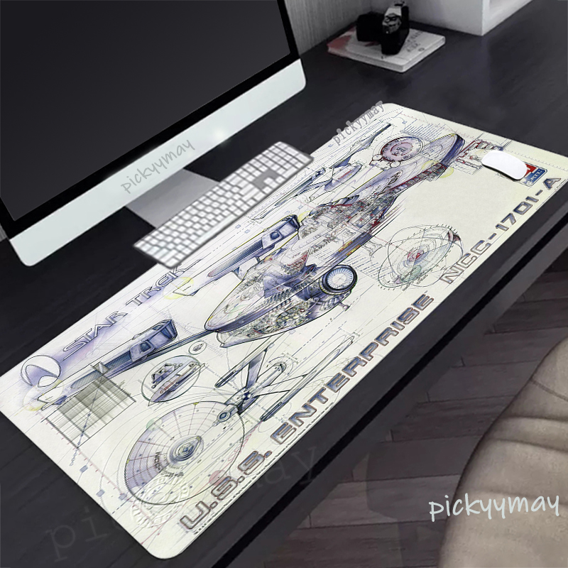 Pc Gaming Drawing - Büyük Oyun Mousepads Uzay Aracı Çizimleri