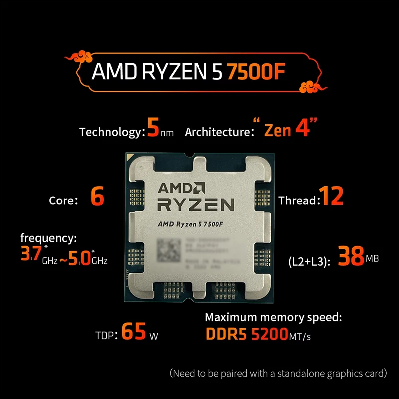 AMD Ryzen 5 7500F 3.7GHz 6 Çek - Pc Gaming Amd Ryzen 5 incelemesi ve fiyatı