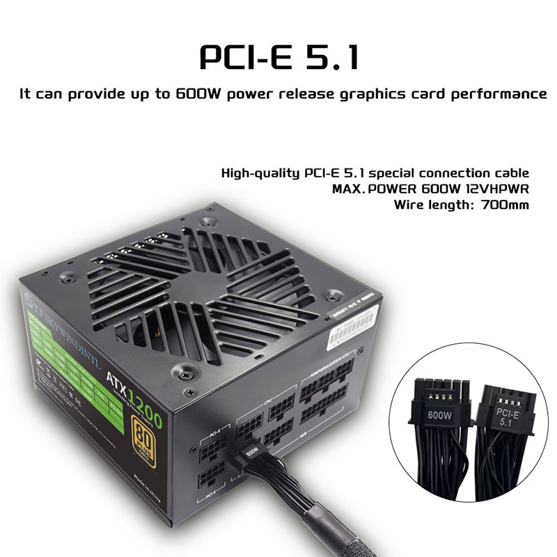 PCIE 5.0 1200W PC Güç Kaynağı  - Pc Gaming Gta 6 incelemesi ve fiyatı