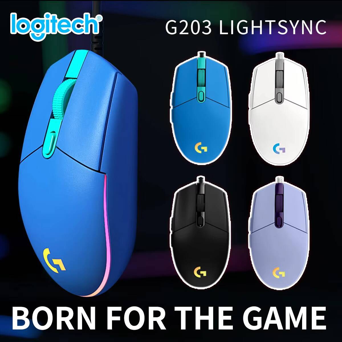 Logitech G203 LIGHTSYNC Oyun M - Pc Gaming Gta 6 incelemesi ve fiyatı