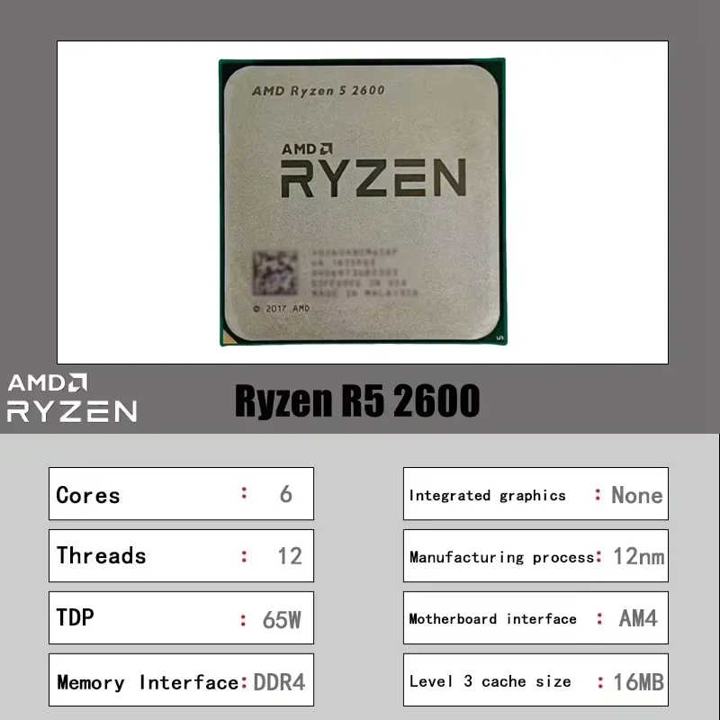 AMD Ryzen 5 2600 16MB L3 Önbel - Pc Gaming Amd Ryzen 5 incelemesi ve fiyatı