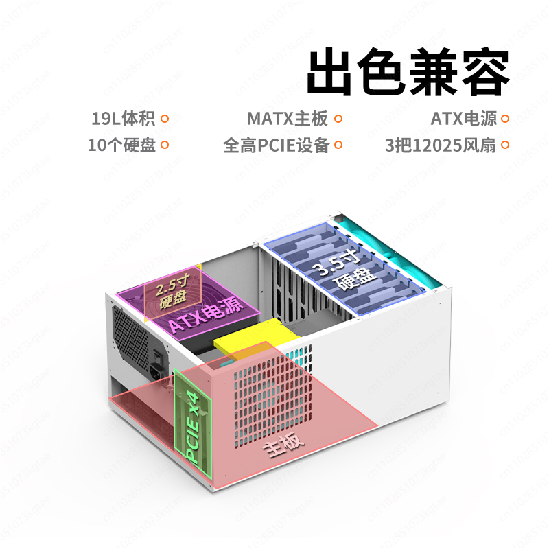 B8 8-konumlu NAS kasası ATX bü - Atx Power Supply incelemesi ve fiyatı