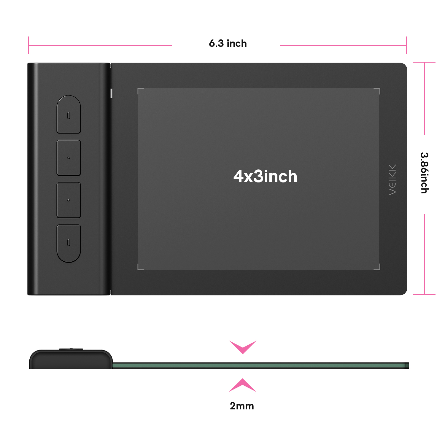 VEIKK VK430 Grafik Çizim Table - Pc Gaming Drawing incelemesi ve fiyatı