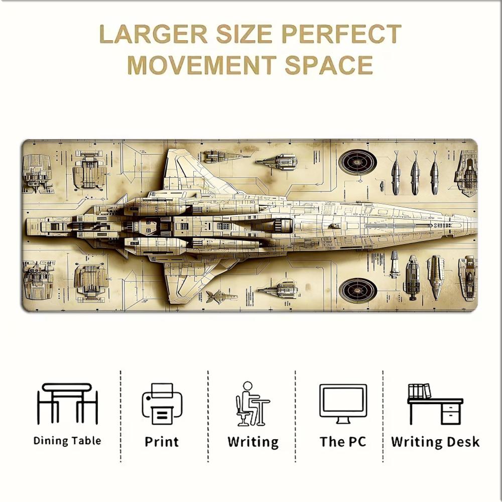 Büyük XXL Oyun Mouse Pad'i Mas - Pc Gaming Drawing incelemesi ve fiyatı