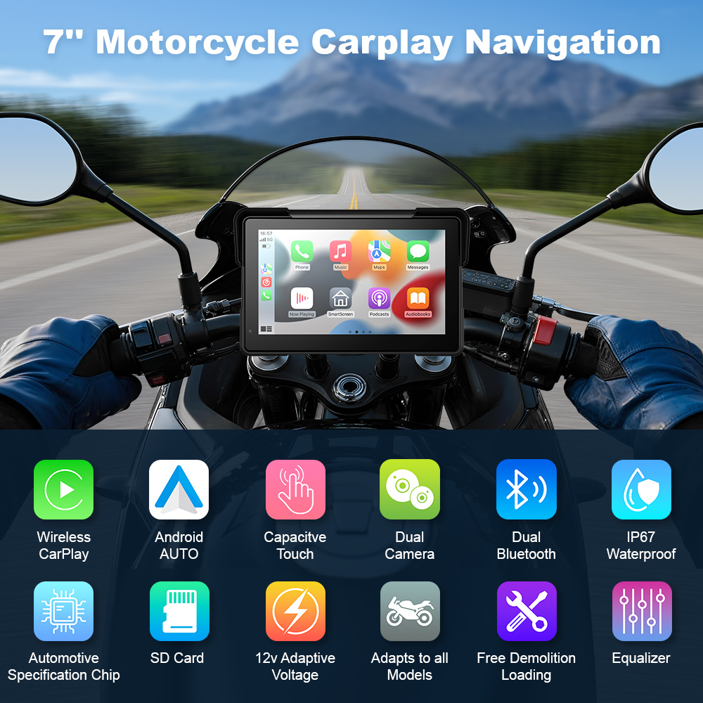 BEPOCAM 5/7'' Carplay Motosikl - Pc Gaming Vr incelemesi ve fiyatı