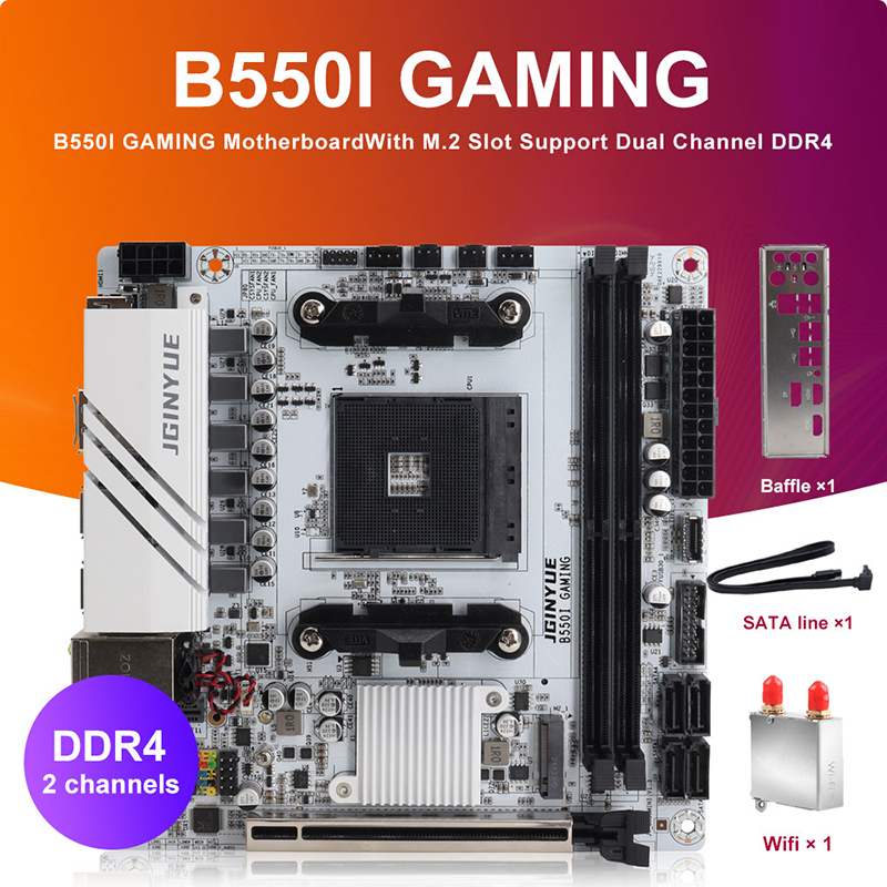 JINGYUE B550I OYUN Anakart AM4 - Pc Gaming Itx incelemesi ve fiyatı