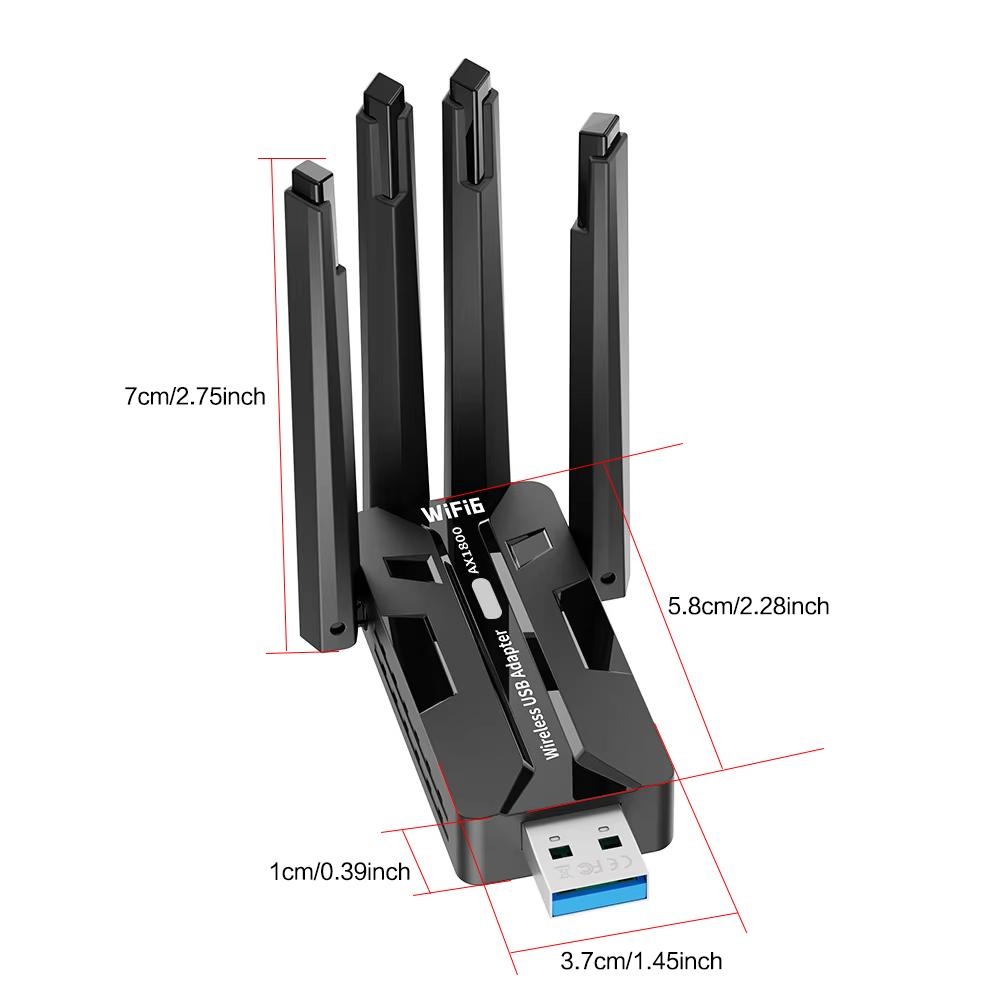 WiFi 6 USB 3.0 Adaptör 1800 Mb - Pc Gaming Gta 6 incelemesi ve fiyatı