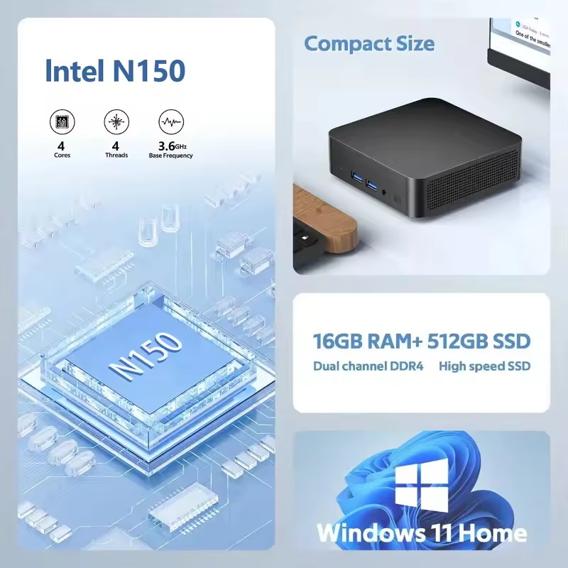2026 Intel N150 Mini Bilgisaya - Pc Gaming Gta 6 incelemesi ve fiyatı